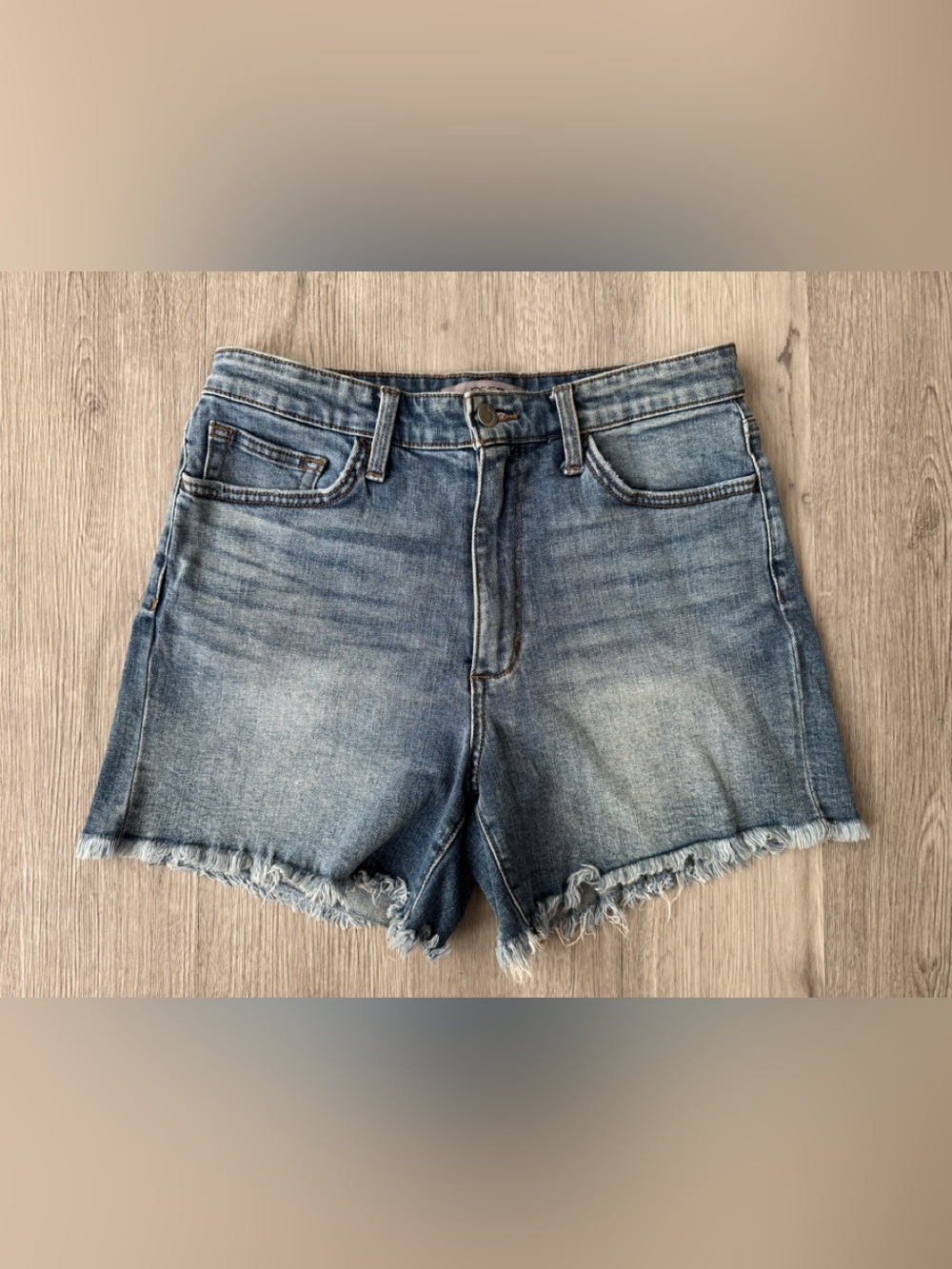 Joe's Jeans Women's Blue Denim Cut-Off High Rise Shorts Size 29